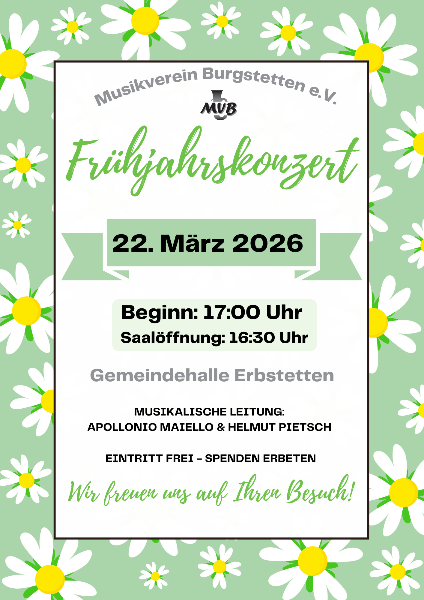 Du betrachtest gerade Frühjahrskonzert 2026