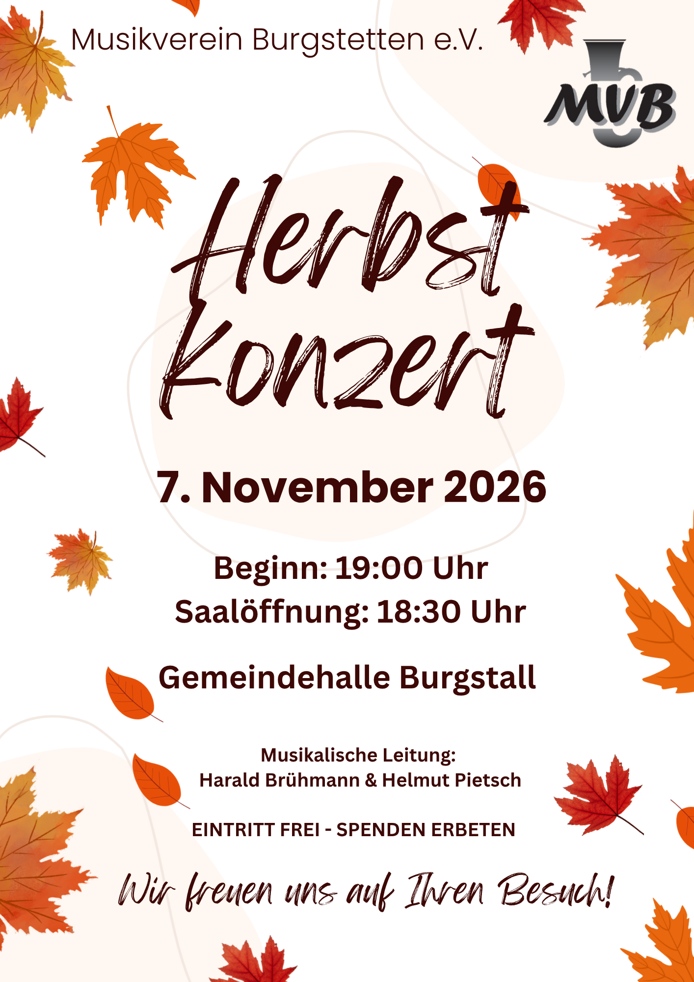 Du betrachtest gerade Herbstkonzert 2026